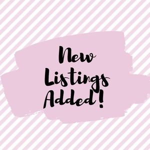 New Listings added throughout the week!